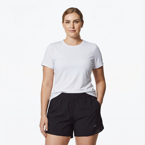 BCG Womens Sign Relaxed Crew Jersey T-shirt Lapis