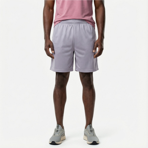 BCG Mens Diamond Mesh Basketball Shorts 7 in Medieval Blue