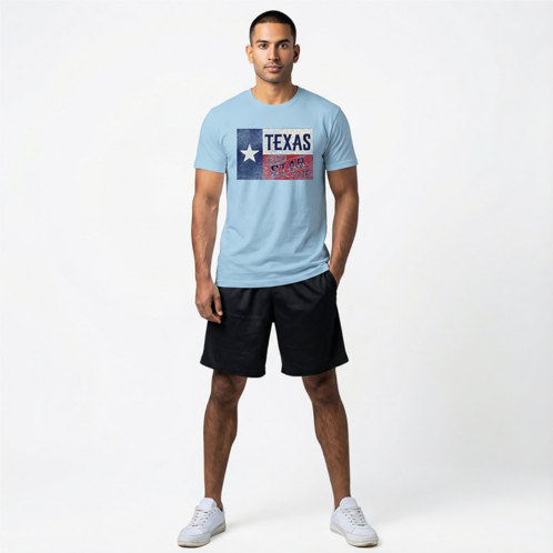 State Life Mens Texas Proud Flag Short Sleeve T-shirt
