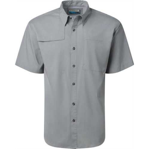 Magellan Outdoors Mens Aransas Pass Ripstop Short Sleeve Fishing T-shirt Grey