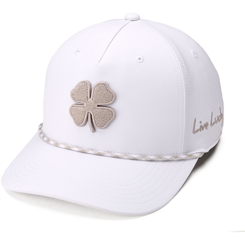 Black Clover Mens Classic Rope 1 Adjustable Hat White