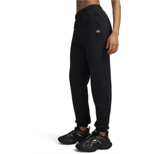 Under Armour Womens Rival Fleece Gym Pants Black