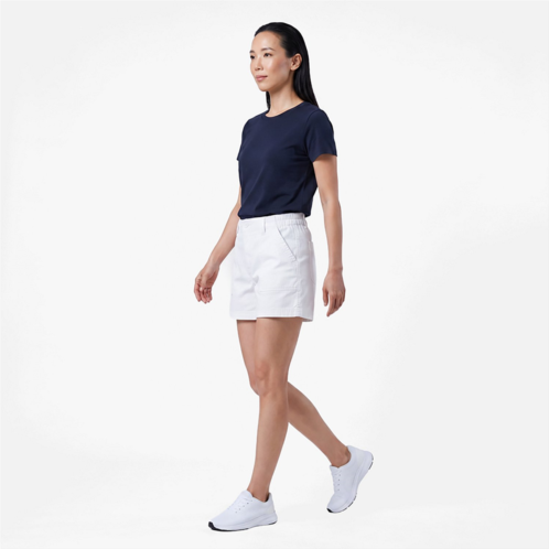 Magellan Outdoors Womens Hickory Canyon Hybrid Shorty Shorts Bright White