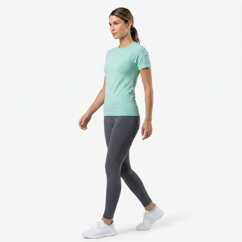 BCG Womens Seamless Short Sleeve T-shirt Medium Purple 02