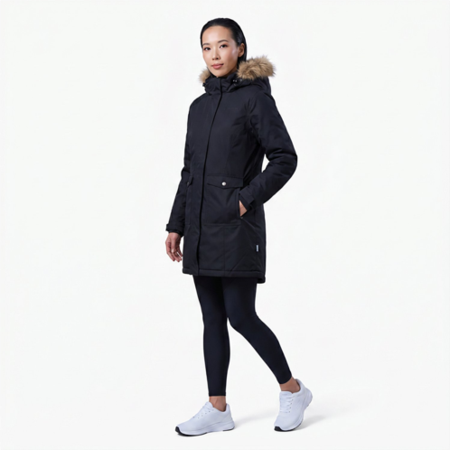 Magellan Outdoors Womens Chimney Rock Parka Olive Night