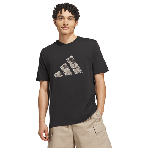 adidas MENS Photo Rock Camo Graphic T?Shirt White
