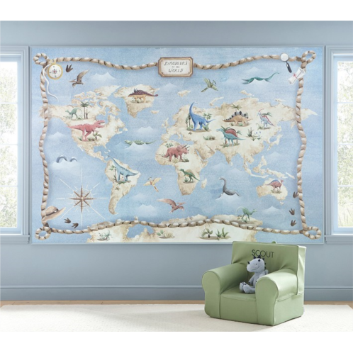 Potterybarn Dinosaur Map Mural