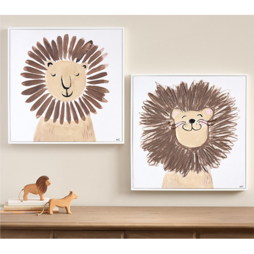 Potterybarn Lion Art Collection