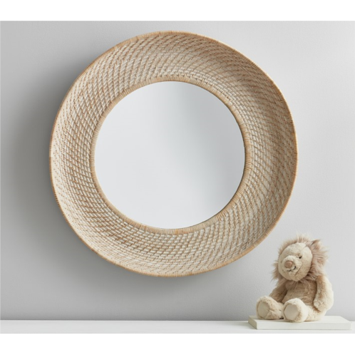 Potterybarn Quinn Natural Round Mirror (29)