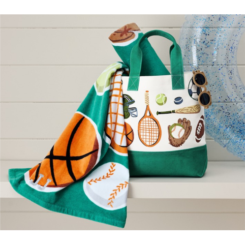 Potterybarn Sports Tote & Towel Set