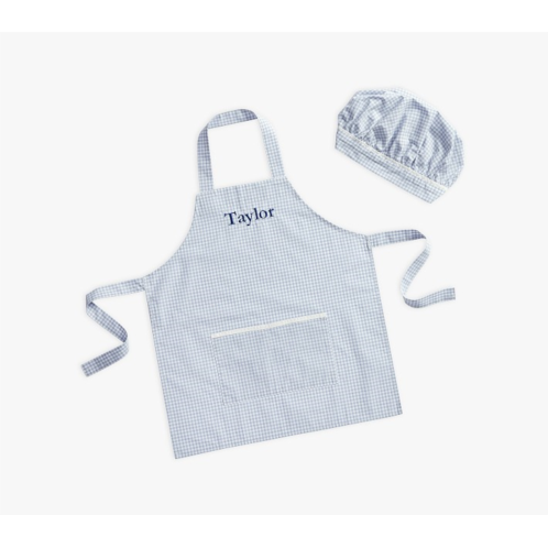 Potterybarn Gingham Kids Apron Set