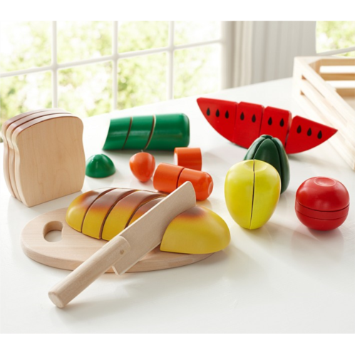 Potterybarn Wooden Food Set