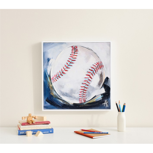 Potterybarn Baseball Framed Art