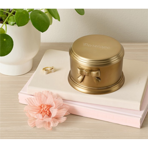 Potterybarn Ava Ribbon Keepsake Box