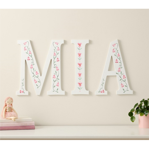 Potterybarn Mini Harper Floral Letter (14)