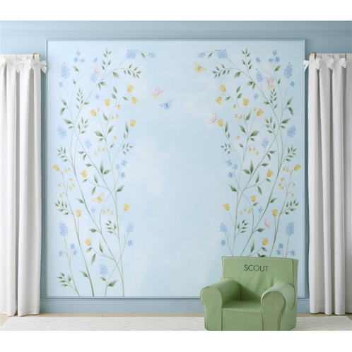 Potterybarn Floral Mural (96x 96)