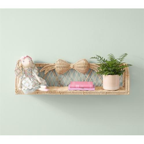 Potterybarn Rattan Bow Shelving