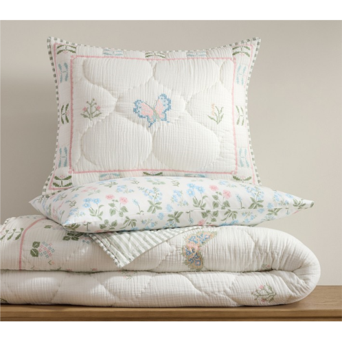 Potterybarn Graces Garden Quilt Bedding Set