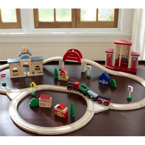 Potterybarn Wooden Train Set