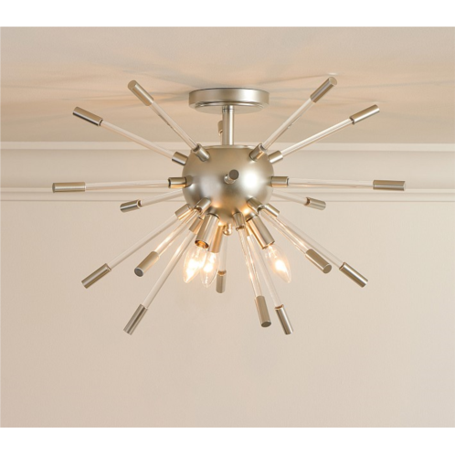 Potterybarn Acrylic Rod Flush Mount (15)