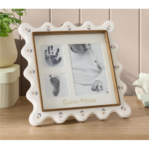 Potterybarn Rylee Cru Hand and Foot Frame (12 x 12)