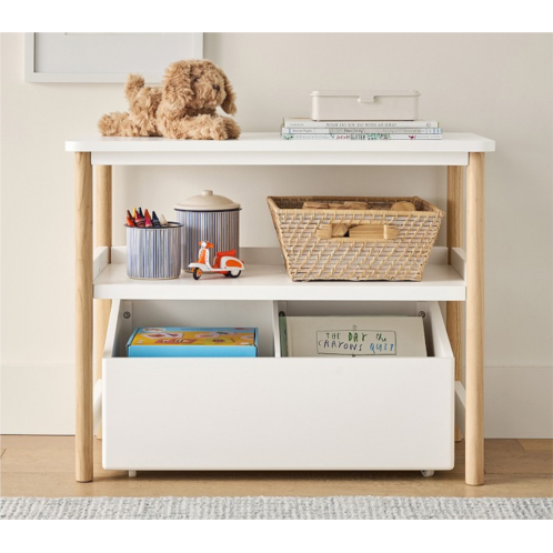 Potterybarn Avery Shelf with Cart (30)