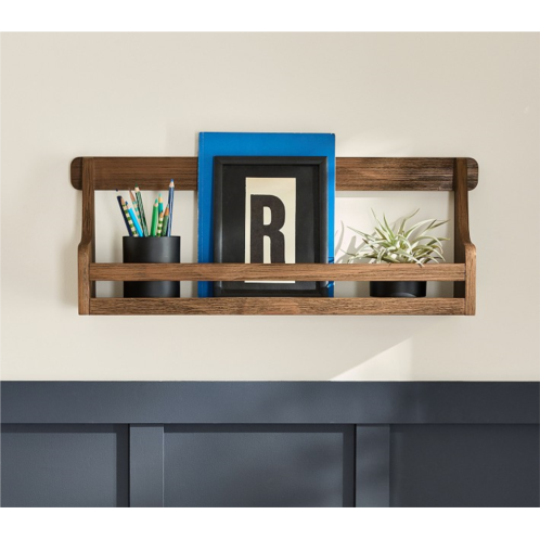 Potterybarn Aged Oak Shelf (24)