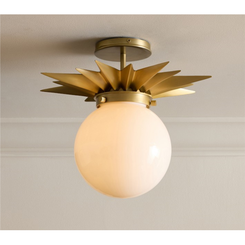 Potterybarn Sun Semi-Flush Mount (14)