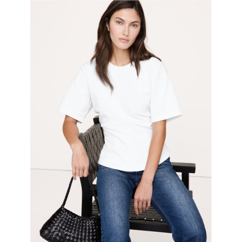 Bananarepublic Heavyweight Cotton Draped T-Shirt