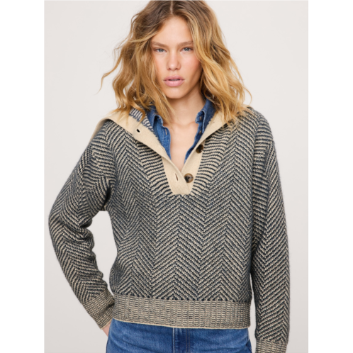 Bananarepublic Herringbone Jacquard Sailor Sweater