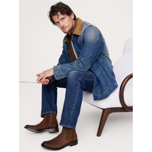 Bananarepublic Suede Double-Zip Boot