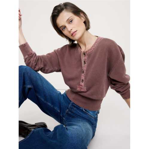 Bananarepublic French Terry Henley Sweatshirt