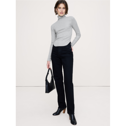 Bananarepublic Ribbed Turtleneck T-Shirt