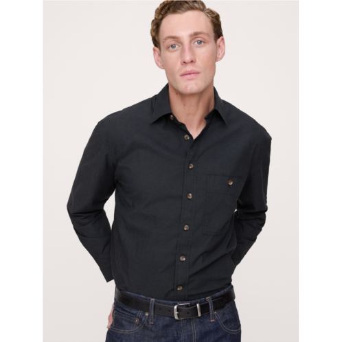 Bananarepublic Relaxed-Fit Washed Cotton Poplin Shirt