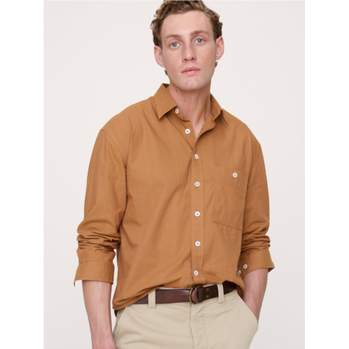Bananarepublic Relaxed-Fit Washed Cotton Poplin Shirt
