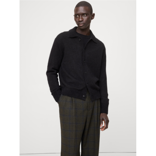 Bananarepublic Italian Alpaca-Blend Polo Cardigan