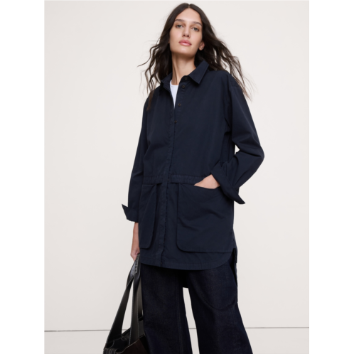 Bananarepublic Cotton Twill Utility Tunic