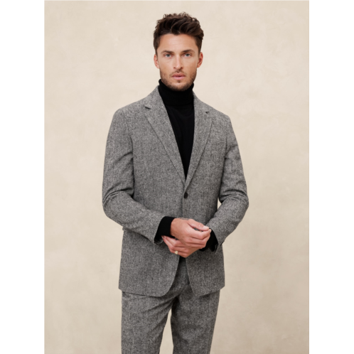 bananarepublic Tailored-Fit Donegal Suit Jacket