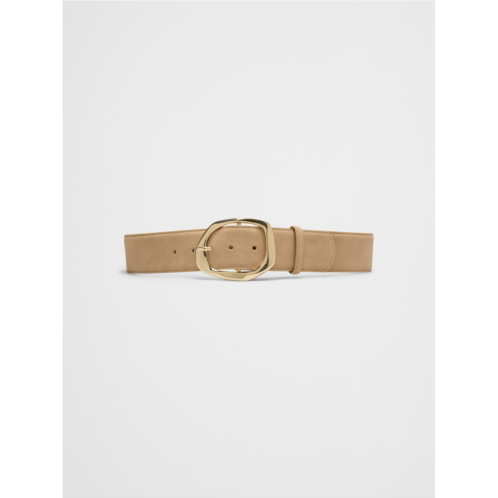 bananarepublic Vegan Suede Buckle Belt