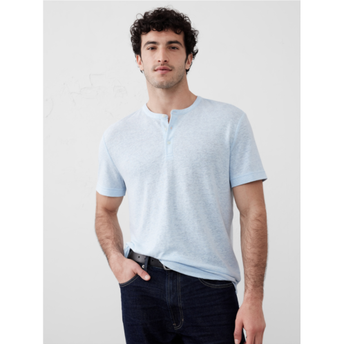bananarepublic Linen-Blend Henley