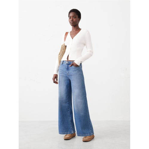 bananarepublic Wide-Leg High-Rise Jean