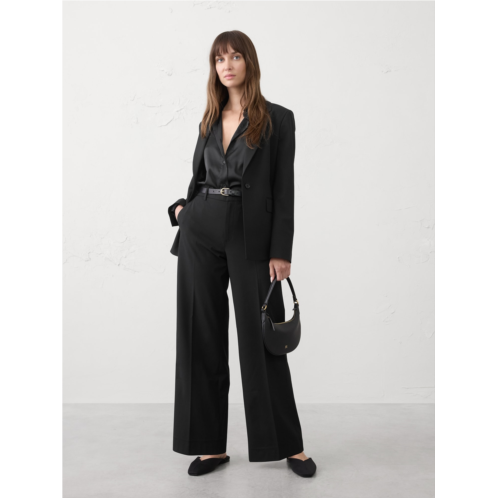 bananarepublic Wide-Leg High-Rise Sculpted Trouser