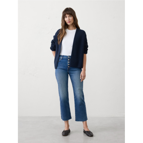 bananarepublic Kick Flare High-Rise Cropped Jean