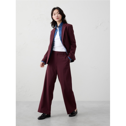 bananarepublic Wide-Leg High-Rise Sculpted Trouser