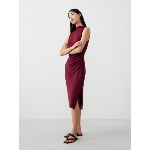 bananarepublic Soft Luxe Bateau-Neck Midi Dress