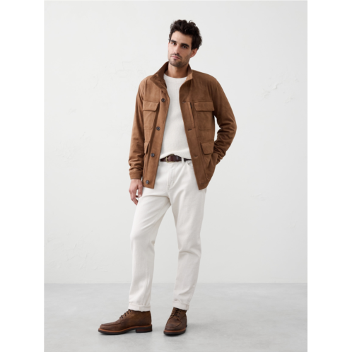 bananarepublic Vegan Suede Field Jacket