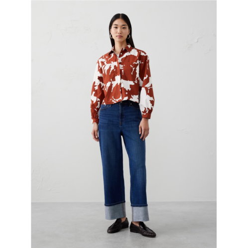 bananarepublic Cropped Double Pocket Shirt