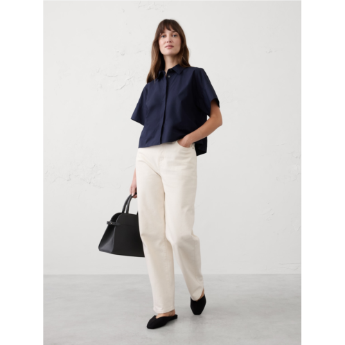 bananarepublic Boxy Poplin Shirt