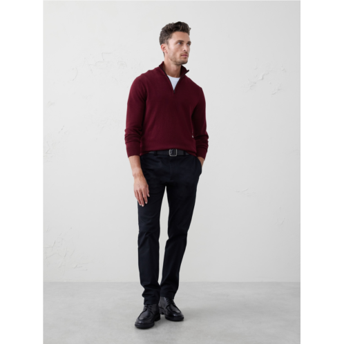 bananarepublic Merino Wool Quarter-Zip Sweater