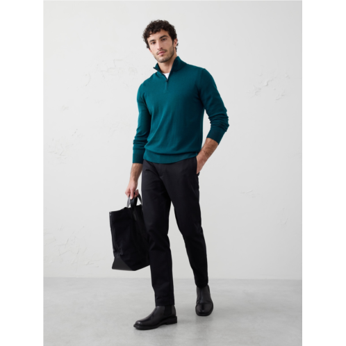 bananarepublic Merino Wool Quarter-Zip Sweater